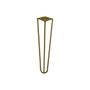 Imagem de Kit 20 Pés de Metal 30 CM Hairpin Legs Mesa de Canto Rack e Puffs Dourado G41