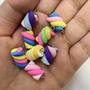 Imagem de Kit 20 pingentes docinho marshmallow para fazer artesanato infantil pulseiras colares brincos