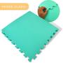 Imagem de Kit 20 Placas Tapete Infantil EVA Estilo Piso Tatame 50x50cm 10mm (5 m²) Emborrachado Crianças Bebes Exercícios c/ Encaixe + Bordas Acabamento