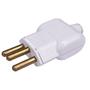 Imagem de Kit 20 Plug Pino Macho 10a 2P+T com 20 Tomada Fêmea 10a 2P+T