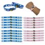 Imagem de Kit 20 pulseiras emborrachada 22cm com regulagem pai e mãe de autista identificação autismo