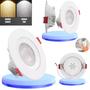 Imagem de Kit 20 Spot Led Redondo Embutir Direcionável 9W Frio 6500k Ou Branca Quente 3500k 110V/220V Bivolt