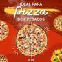 Imagem de Kit 20 Suportes Bandeja Para Cortar E Servir Pizza 30Cm Com Tampas