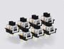 Imagem de Kit 20 Switch preto black Redragon Outemu Para Teclado Mecânico Com Nf