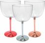 Imagem de Kit 20 Taças De Gin Com  Base Metalizada 450ML