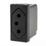 Imagem de Kit 20 Tomada 10A Fundo Móvel 2P+T 250V Borne Automático PIAL Plus+ 615041PT Legrand
