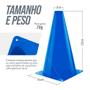 Imagem de Kit 20 Unidades Cones Agilidade 23cm Pista E Campo - Azul