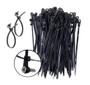 Imagem de Kit 200 Braçadeira Nylon Plástica 4,8X40Cm Com Furo Parafuso