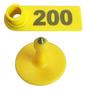 Imagem de Kit 200 Brincos Bovinos Para Gado Numerado 1 A 200 Amarelo