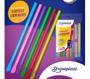 Imagem de Kit 200 Canudo Colher Mexedor Colorido Strawplast