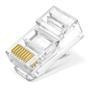 Imagem de Kit 200 Conectores de Rede RJ45 para Cabos de Rede UTP