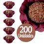 Imagem de Kit 200 Forminhas de Brigadeiro Luxo Camélia Para Doces Finos Decoração Festa