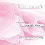 Imagem de Kit 200 Máscaras Descartáveis Tripla Camada Rosa Claro com Clipe Nasal