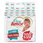 Imagem de Kit 200 Toalha / Lenços Umedecidos Premium Puro Amor Pack Com 50 Unidades Cada pacote