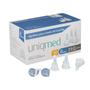 Imagem de Kit 200un agulha caneta insulina 8mm 31g uniqmed