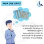 Imagem de Kit 20pçs gabarito instalação elemento alerta adesivado/cola