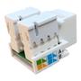 Imagem de Kit 20un Conector Rj45 Femea Keystone Cat6