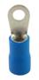 Imagem de Kit 20un Terminal Olhal Anel 16mm Azul M6 Argola P. Isolado