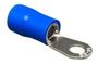 Imagem de Kit 20un Terminal Olhal Anel 16mm Azul M6 Argola P. Isolado