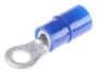 Imagem de Kit 20un Terminal Olhal Anel 16mm Azul M6 Argola P. Isolado
