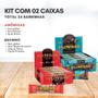 Imagem de Kit 24 Barrinhas Cereais Amêndoas/ Proteína Brownie Flowbar