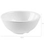 Imagem de Kit 24 Bowls de Melamina 90ml Branco com Relevo Ramekin Shimeji Molhos Shoyu