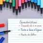 Imagem de Kit 24 Caneta Hidrográfica Fine Pen Coloridas Ponta Fina 0.4