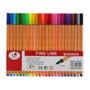 Imagem de Kit 24 Canetas Coloridas Fineliner Ponta Fina 0.4mm