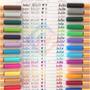 Imagem de Kit 24 Canetas Coloridas Fineliner Ponta Fina 0.4mm