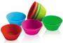 Imagem de Kit 24 Forminhas Para Mini Cupcake Muffin - Forma De Silicone