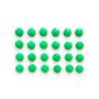 Imagem de Kit 24 Imãs De Geladeira Decoração Redondo em Acrilico cor Verde  