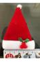 Imagem de Kit 24 Mini Gorro Touca Papai Noel Enfeite De Natal