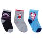 Imagem de Kit 24 Pares Meias Infantil Masculino Cano Longo Estampadas