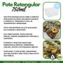 Imagem de kit 24 Potes De Plastico Para Marmita Fit Para Freezer 750ml