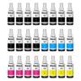 Imagem de KIT 24 tintas T664 compatível epson para impressora Jato de Tinta L395