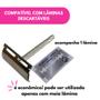 Imagem de Kit 24 Un. Aparelho Barbeador Barba Metal Clássico Manual Retrô Vintage Com 01 Lâmina Lord