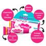 Imagem de kit 24 Unidades Hidratante Labial Carmed Barbie Crystal Efeito Gloss 10g