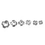 Imagem de Kit 245 Porcas Com Garra Para Madeira M3 M4 M5 M6 M8 M10