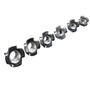 Imagem de Kit 245 Porcas Com Garra Para Madeira M3 M4 M5 M6 M8 M10