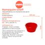 Imagem de Kit 24x Ramequin Molho 60ml Vermelho Finger Foods Resistente