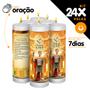 Kit 24x Vela De 7 Dias Velas C/ Imagem Oração Várias Opcoes - Chama de Ouro Imagem de Kit 24x Vela De 7 Dias Velas C/ Imagem Oração Várias Opcoes