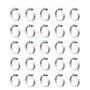 Imagem de Kit 25 Abraçadeira Rosca Sem Fim Aço Carbono Fita 14mm 83x102mm 3.1/4x4" Suprens