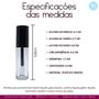 Imagem de Kit 25 Frascos Com 2,5ml Cada Para Maquiagem Labial 