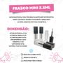 Imagem de Kit 25 Mini Frasco Para Gloss Labial Batom Liquido Nacional 