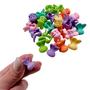 Imagem de Kit 25 mini prendedores presilhas piranhas para Cabelo Colorida Infantil Meninas Coelho