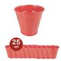 Imagem de Kit 25 Mini vaso cachepot metal decorativo festa vermelho