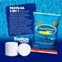 Imagem de Kit 25 Pastilhas Tabletes Cloro 200g Multiação P/ Piscina