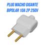 Imagem de Kit 25 Plug Macho 10A 2P Pino Prensa Cabo gigante bipolar 250V Ilumi