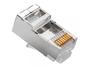 Imagem de KIT 25 Plug Modular RJ45 8x8 Cat5E - Blindado