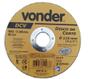 Imagem de Kit 25un disco corte para aço e inox 4.1/2 115,0x1,0x22,23 dcv vonder